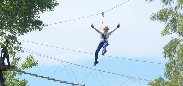 Rope park trolland in kiev. buy tickets for the promotion. 2