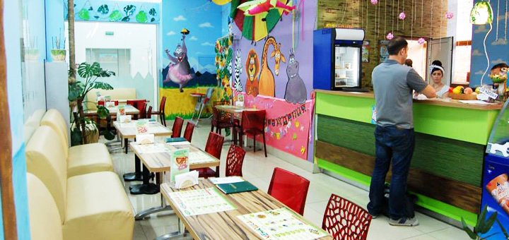 Discount for two-hour rent of the hall in the children&#39;s cafe &quot;jungle bar&quot;