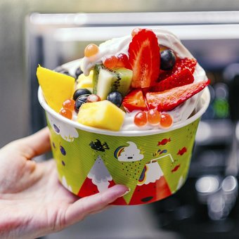 Мороженое с фруктовым наполнителем «Tutti Frutti» со скидкой