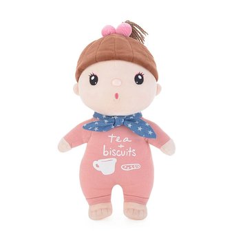 Baby doll Metu in a pink dress Kawaii Pink-Gray buy in the online store "Metoo Dolls" at a discount