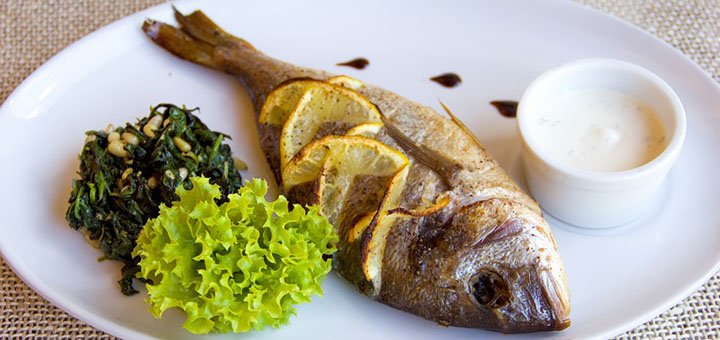A book on the kitchen menu in the restaurant &quot;barb.q.&quot; near lviv