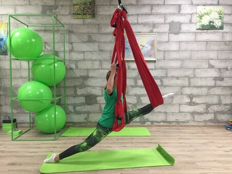 FLY yoga in the sports club "Neformat" in Brovary. Sign up for discounted training.