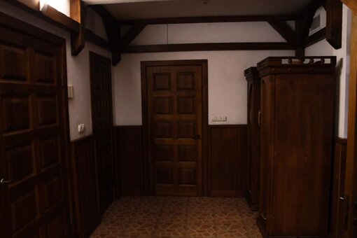 Cozy interior in the &quot;tasty steam&quot; bath with a discount