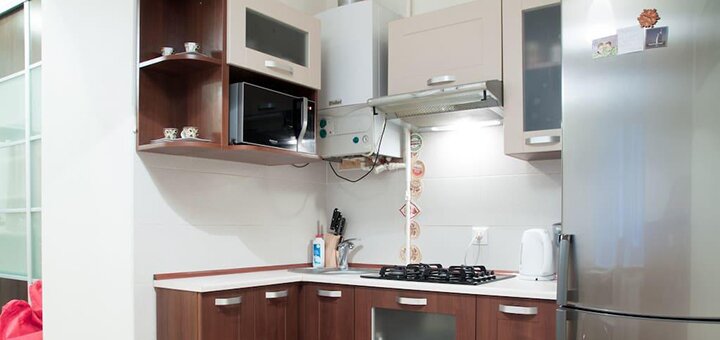 Апартаменты Like at Home с кухней расположены во Львове