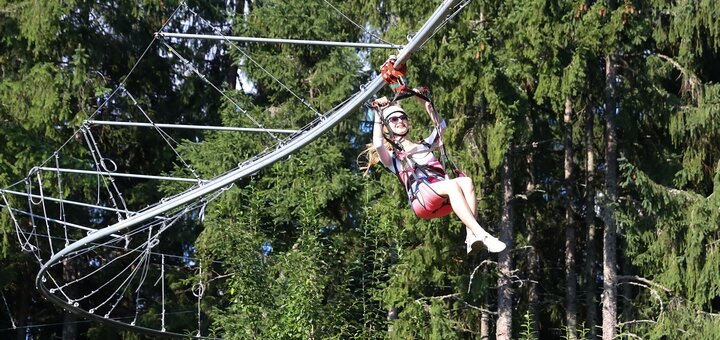 Активный отдых Bike Zip Roller Coaster в Буковеле. Покупайте билеты по акции.