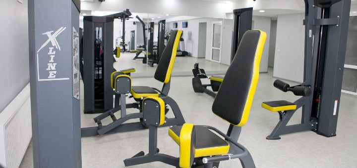 Gym in the “fitness house” sports club in vinnitsa. buy subscriptions to the gym for the promotion.