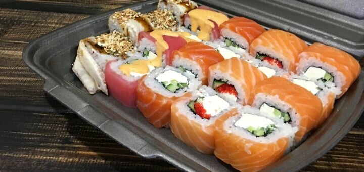 Discount on vme sushi and pizza menu from a delivery service in odessa