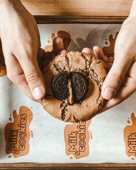 Discount on american cookies at milk and cookies