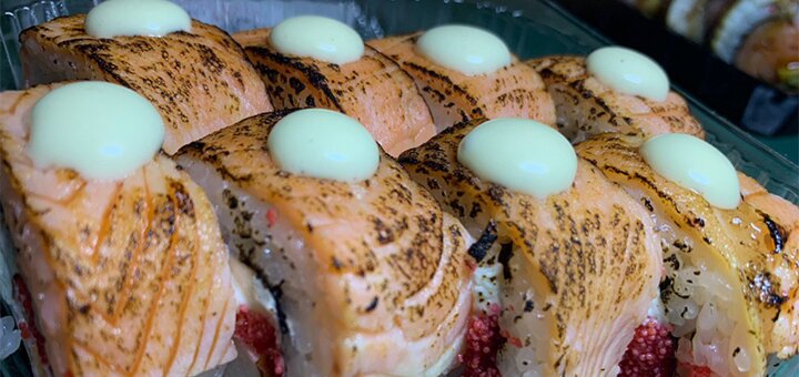 Promotion for sushi delivery from BASTA sushi