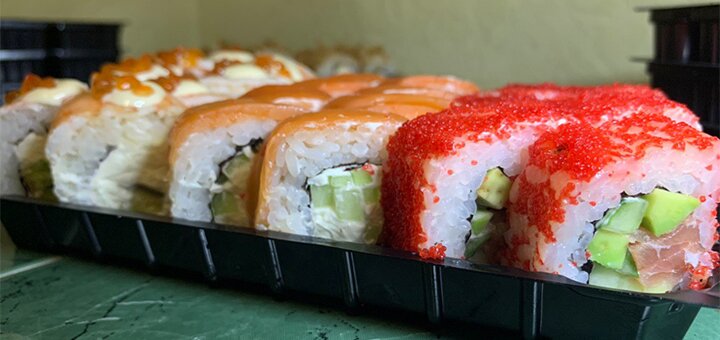 Low sushi prices in BASTA sushi