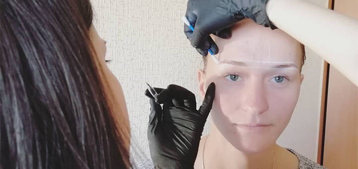 Коррекция бровей от мастера-бровиста Татьяна Андреева в Николаеве. Записывайтесь.