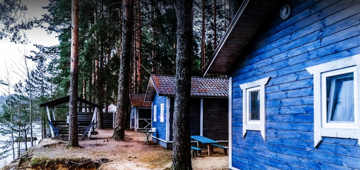 Rest in the eco-complex «Blue Lakes». Book at a discount