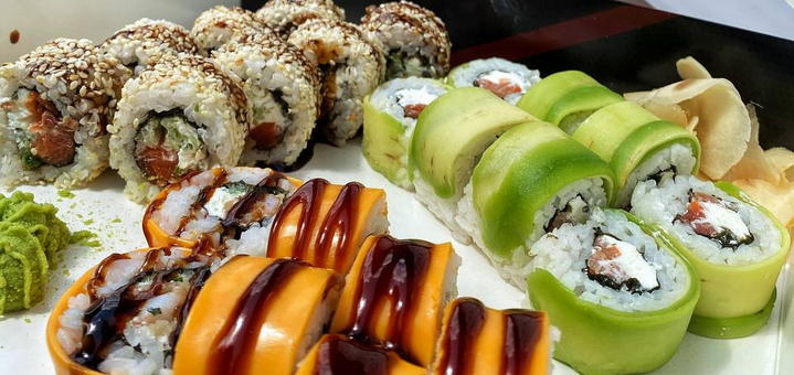 Доставка пиццы и суши Pizza & Sushi Bro. Заказывайте по акции 1