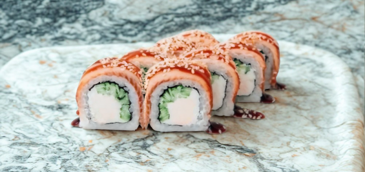 Доставка еды Crystal Sushi по акции 5