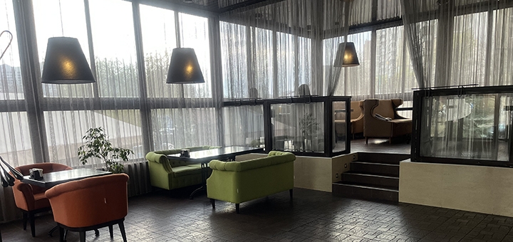 Cafe I'll hang out with a friend. Visit for promotion 5