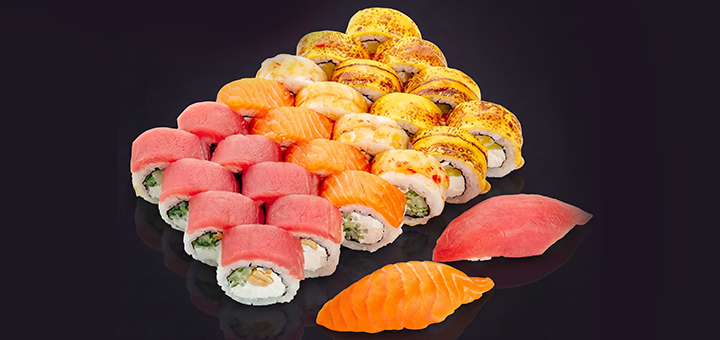 Amo Sushi delivery. Order with a 5% discount.