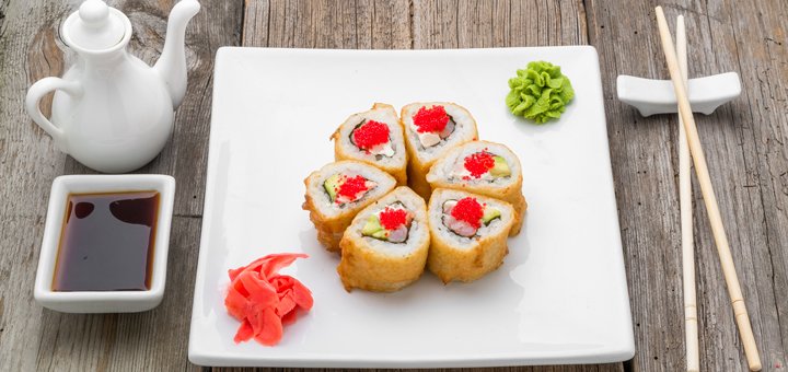 Sushi delivery TerraMare in Vinnitsa. Order by promotion.