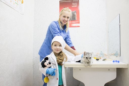 Master class in veterinary medicine for children at the Prokhvost veterinary clinic in Dnipro. Book at a discount.