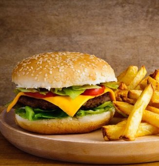 Delivery of burgers Kiev "Home Pizzeria". Order by promotion.