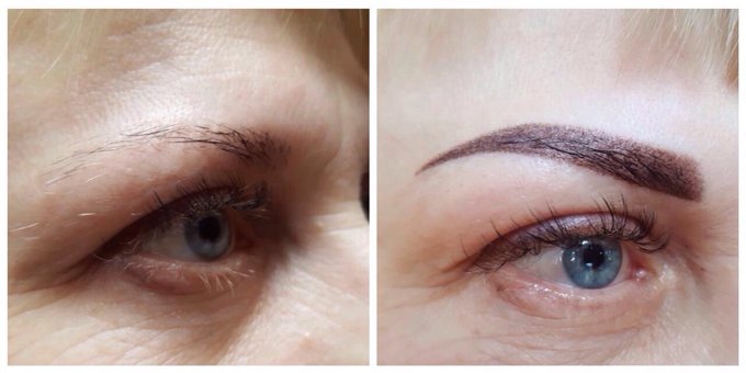Permanent eyebrow makeup at the Polaris studio in Nikolaev. Sign up for a discount.